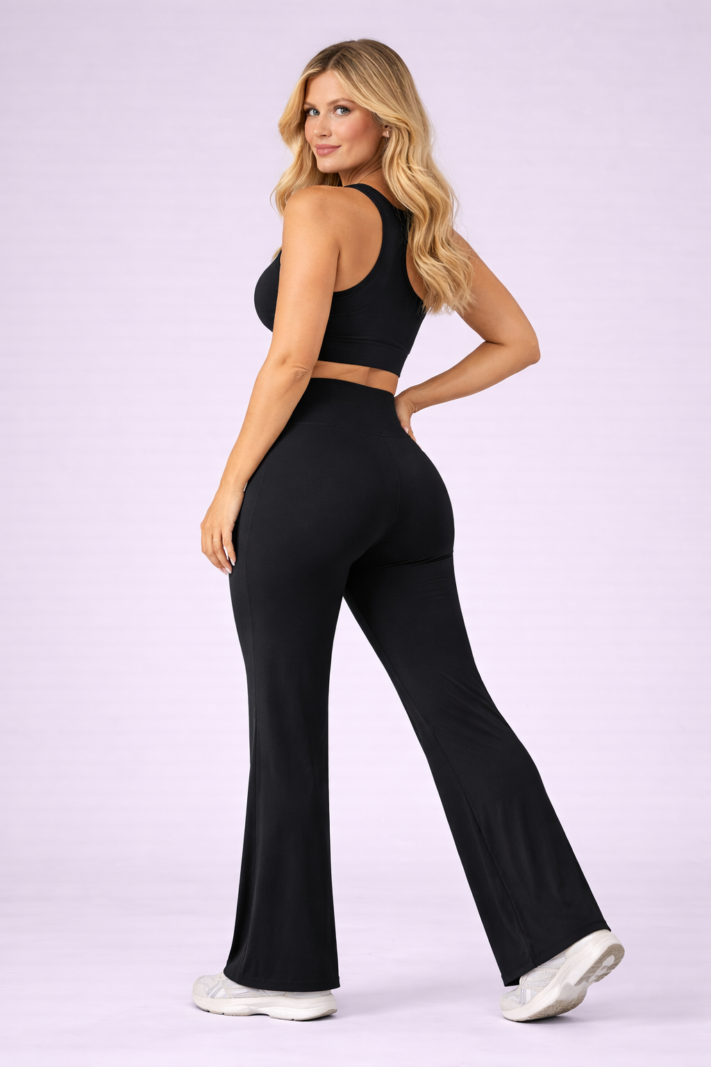 SculptFlare Pants Black Side