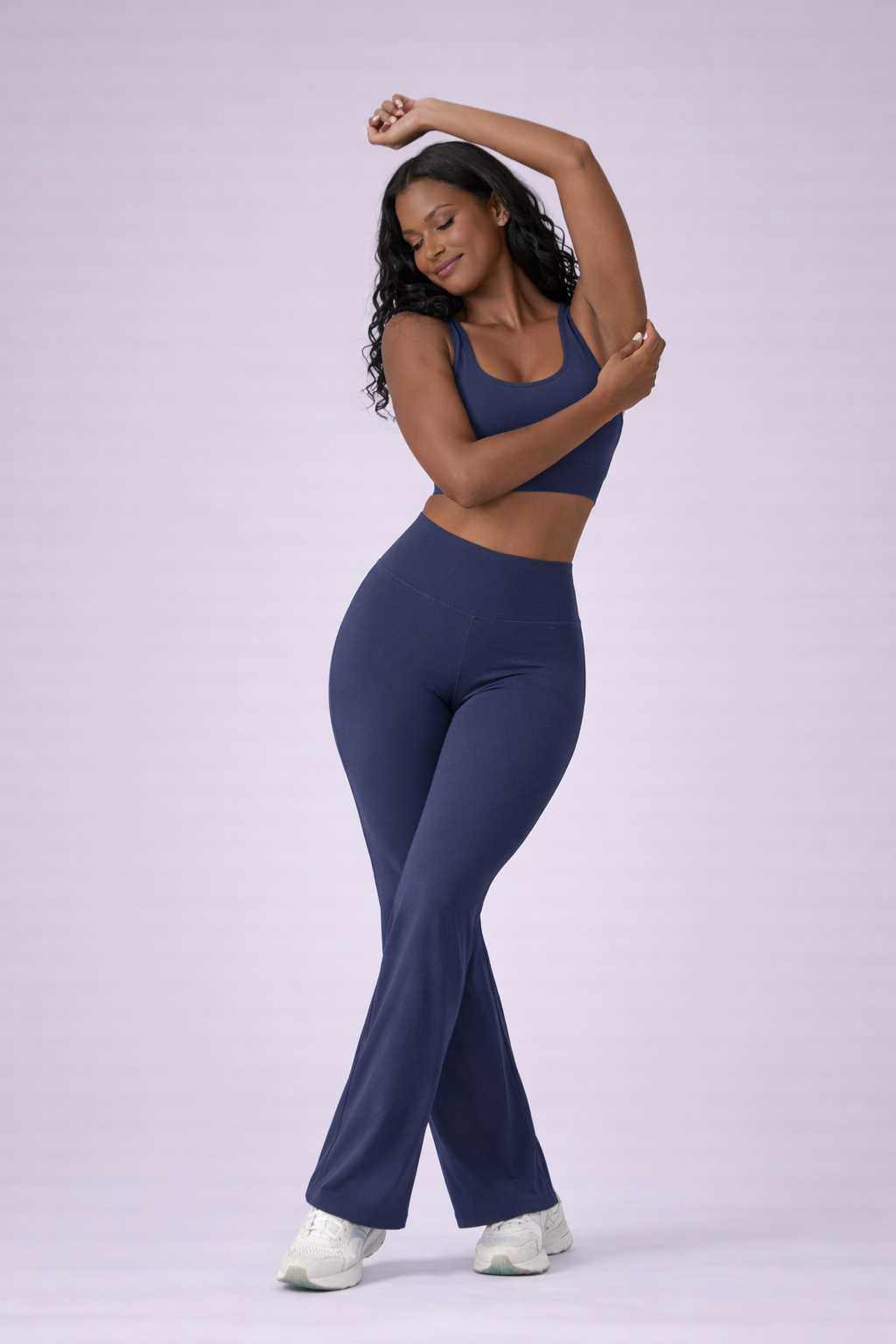 SculptFlare Pants Blue Face