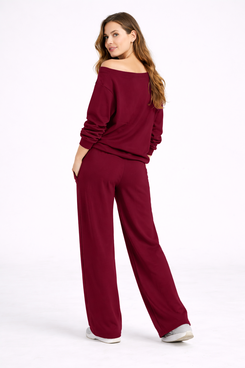 Serene Lounge Red Set Rear