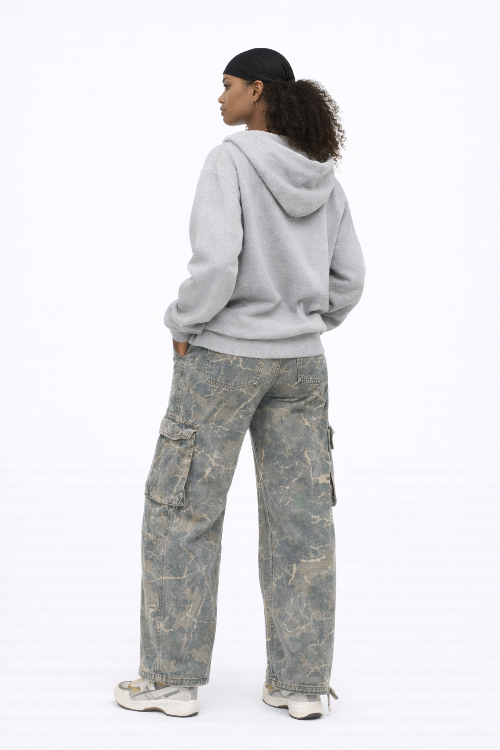 Urban Camo Cargo – Camo – Side View | Vayana Clothing
