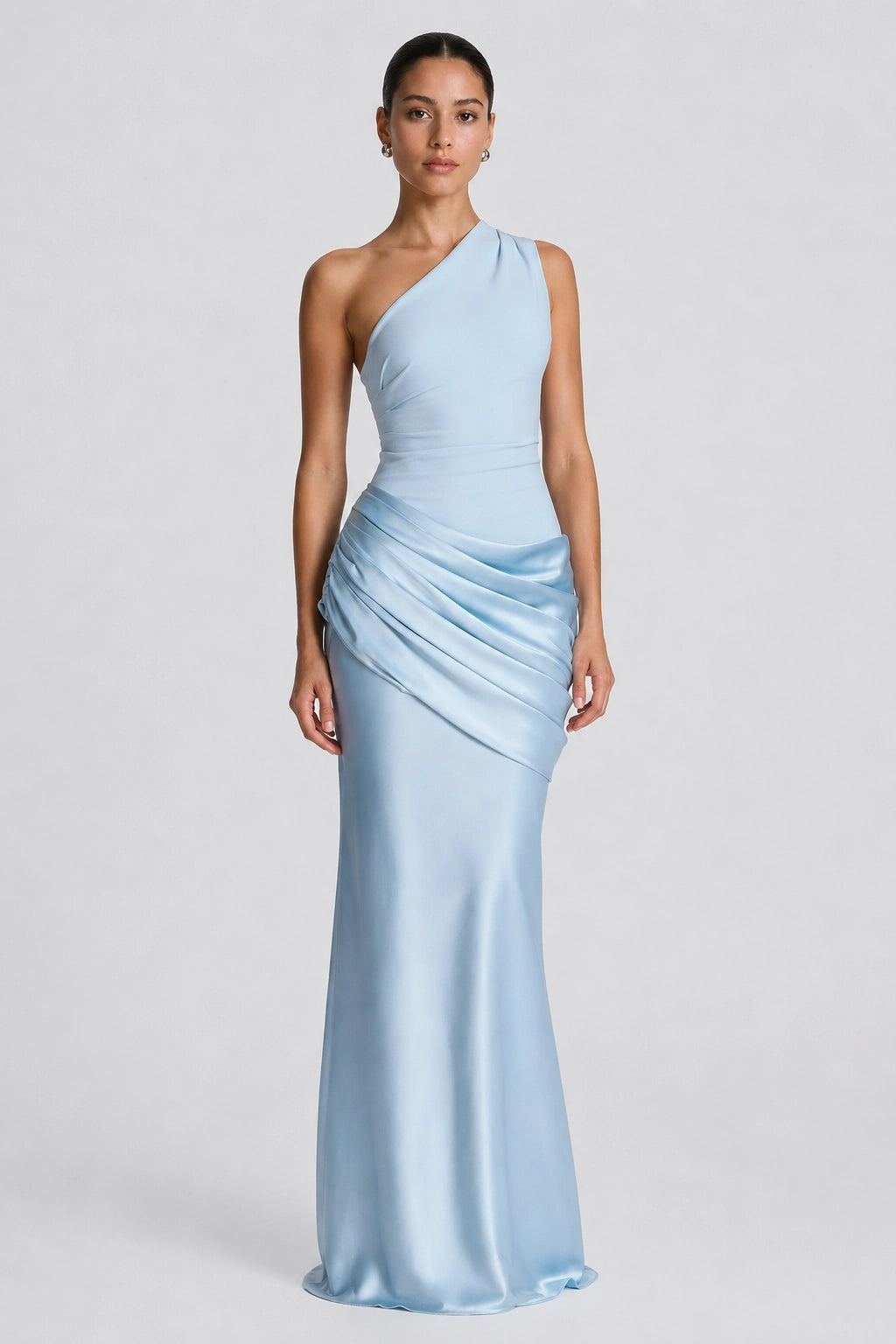 Azure Dress – One Shoulder Mermaid Maxi Dress | Vayana Clothing