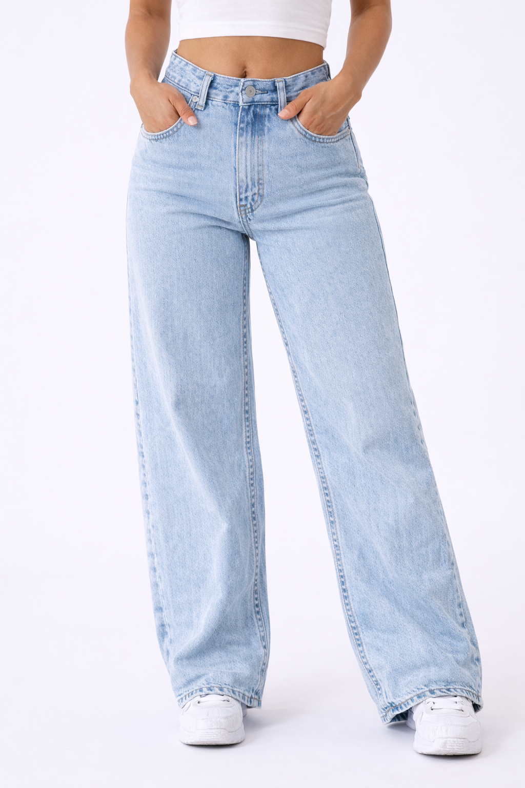 Skyline Jeans – Blue – Back View | Vayana Clothing