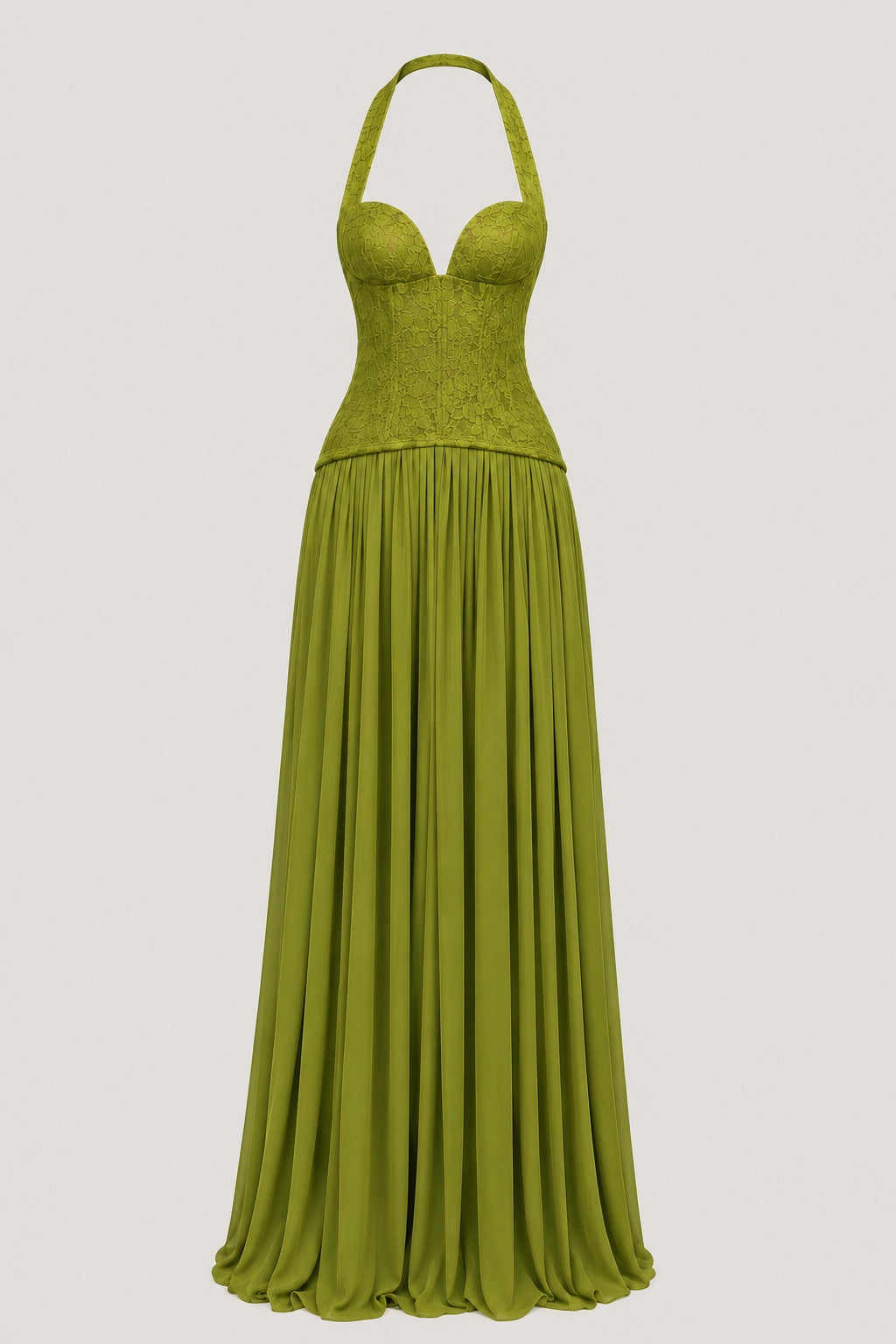 Eden Dress – Lace Corset Chiffon Maxi Dress Formal | Vayana Clothing