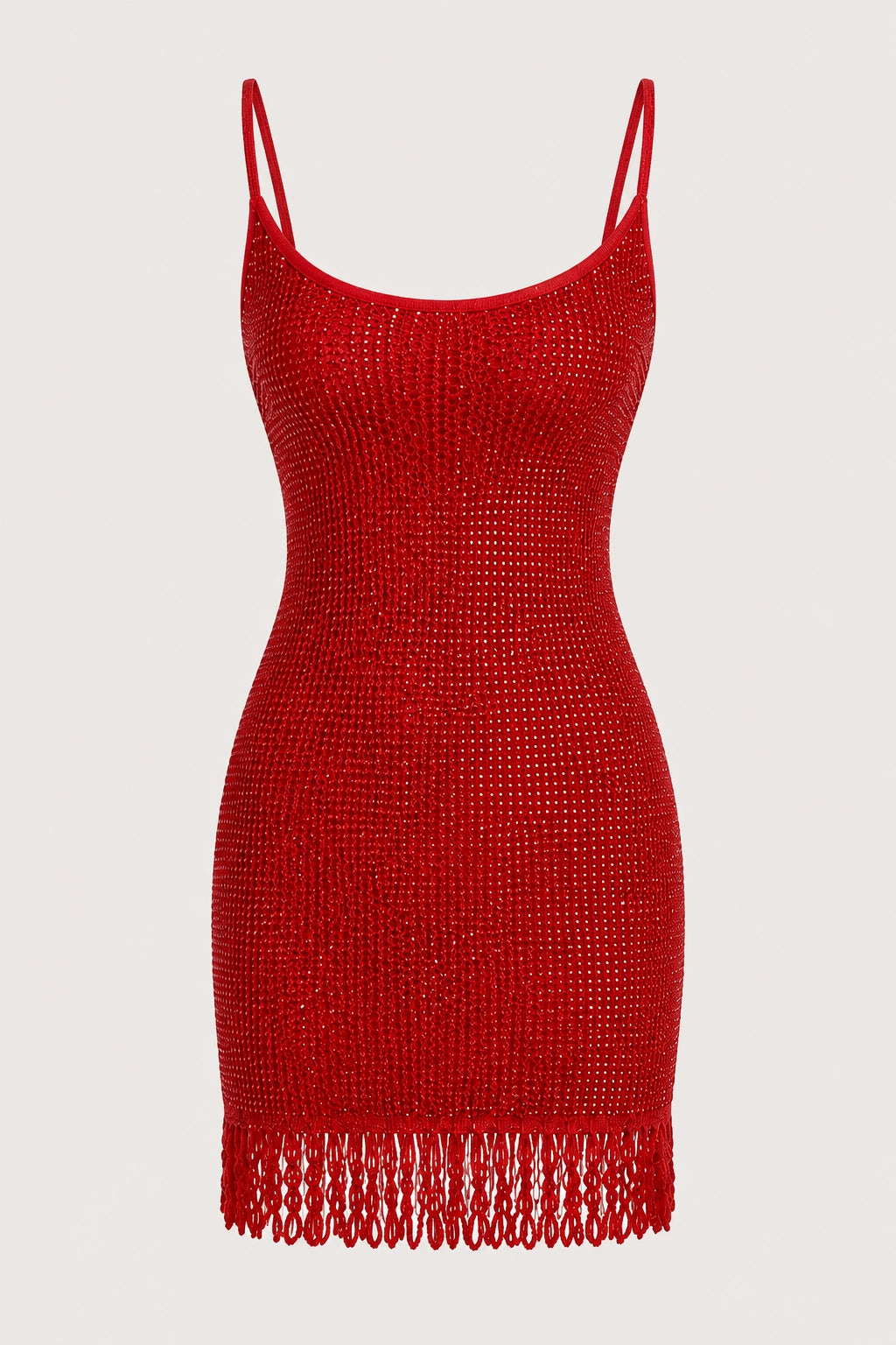 Ember Dress – Red Crochet Bodycon Mini Dress | Vayana Clothing