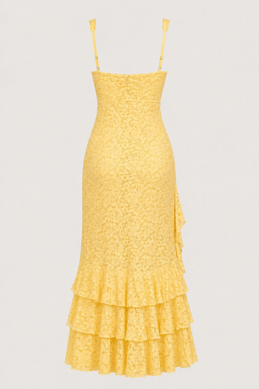 Flora Dress – Yellow – Detail View 2 | Vayana Clothing