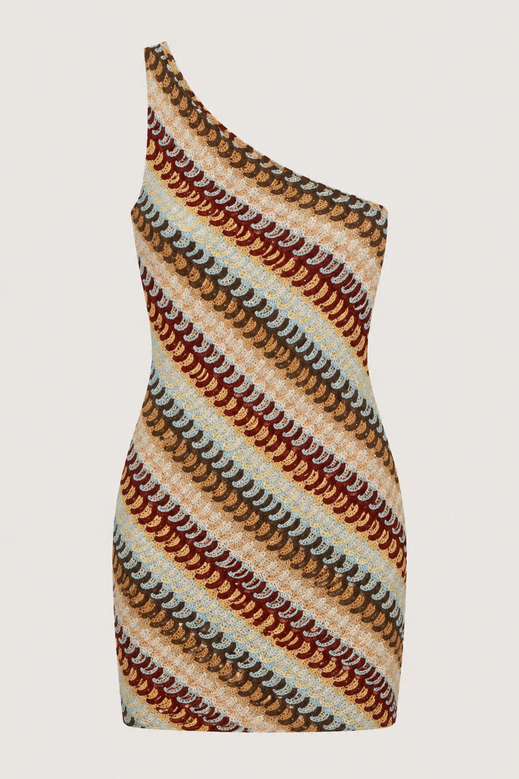 Marisa Dress – Multicolour – Garment Front View | Vayana Clothing