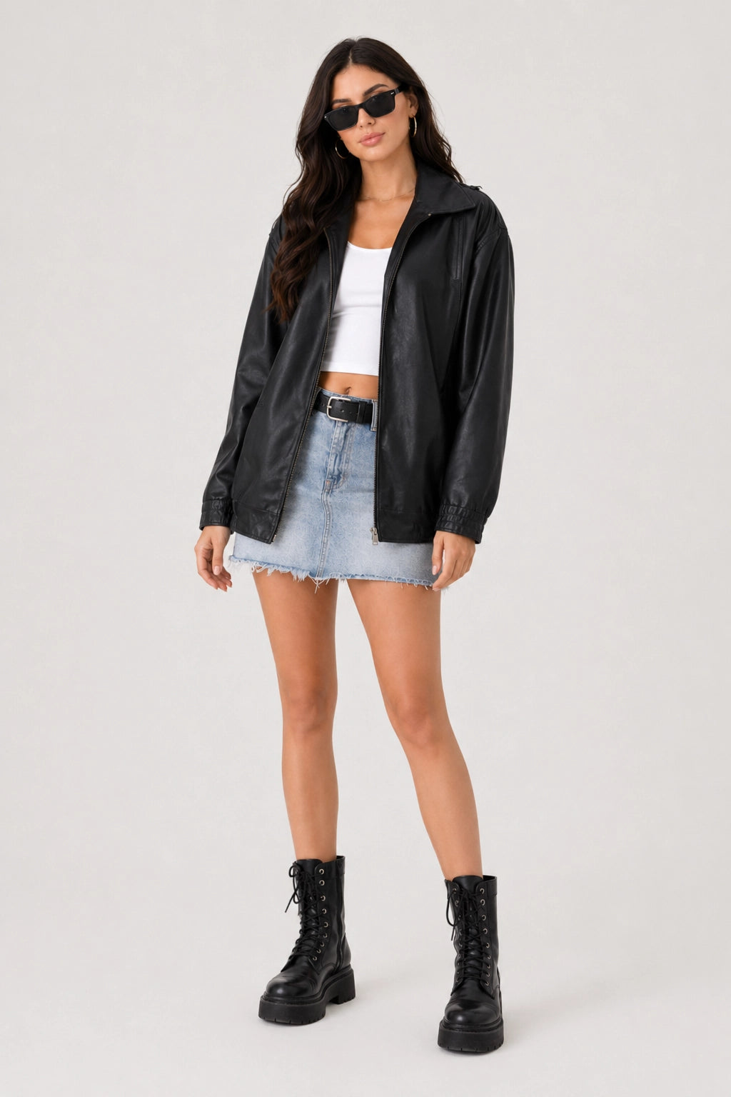 Attitude Jacket – Black – Front View | Vayana Clothing