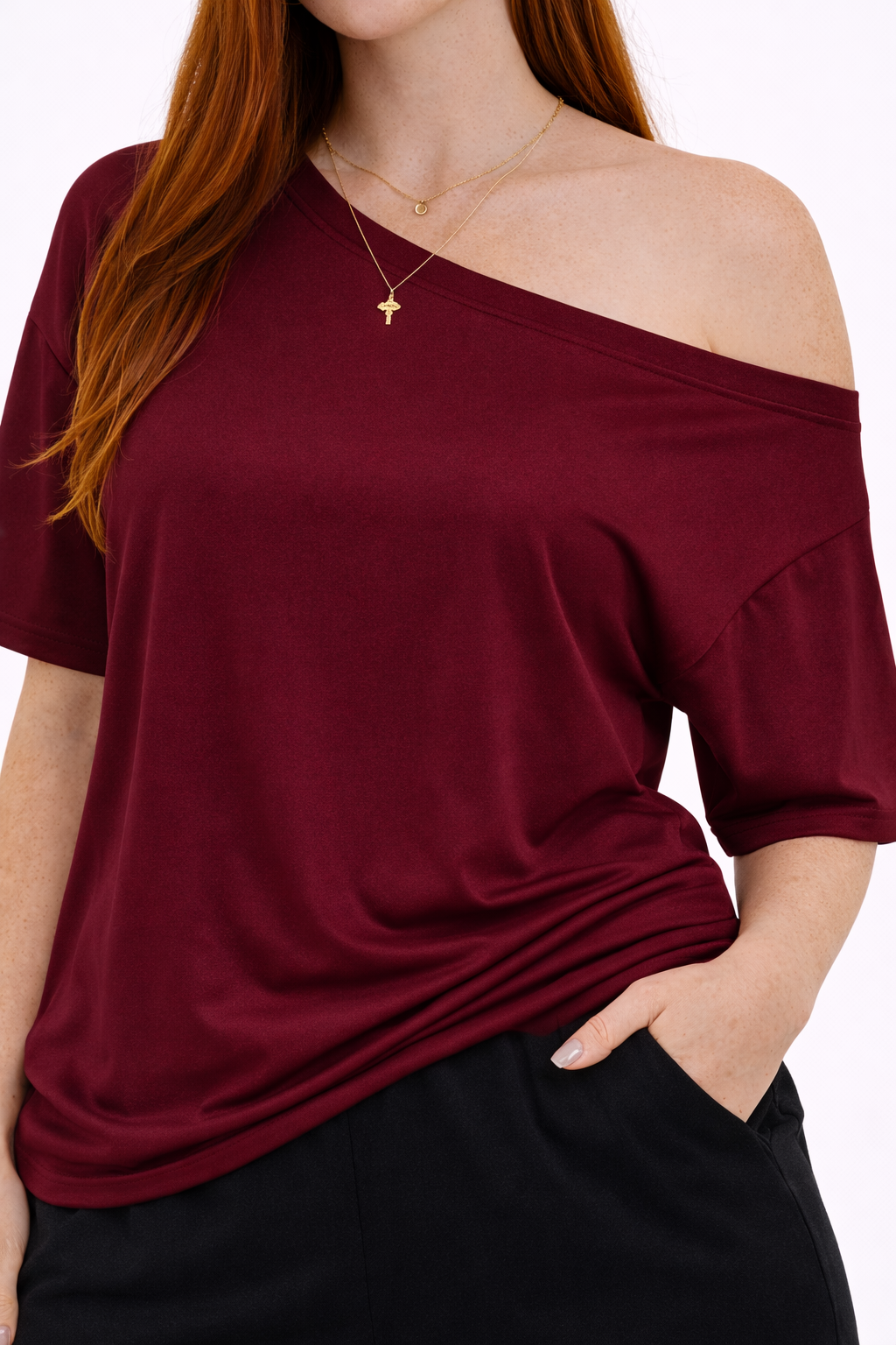 Riviera Top – Beige – Front View | Vayana Clothing