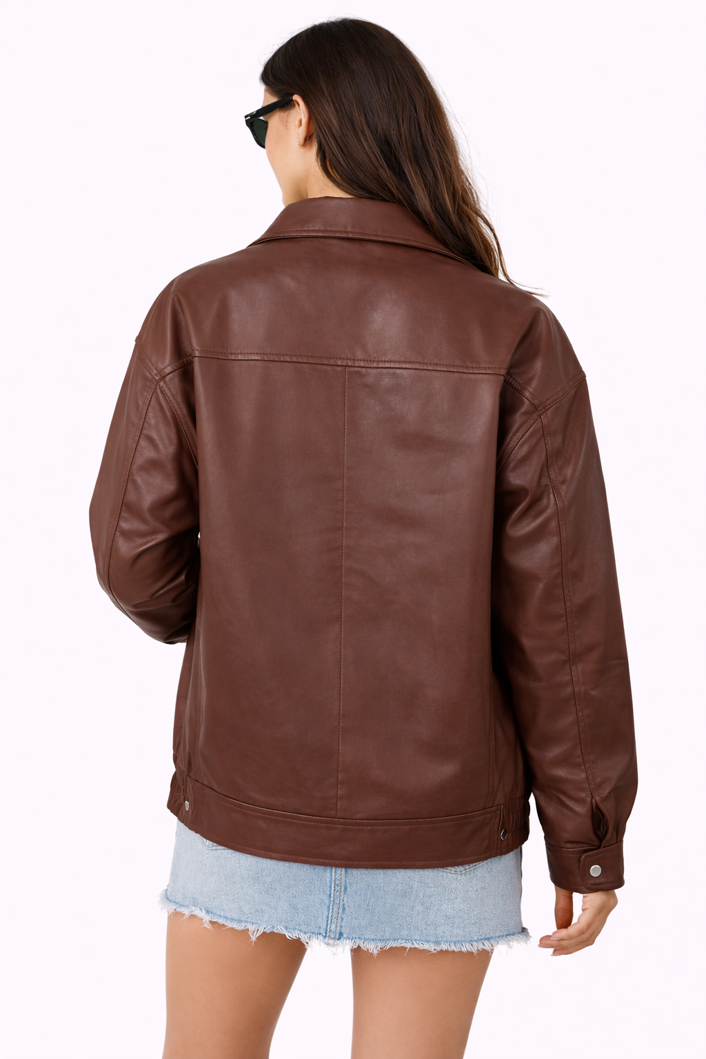 Attitude Jacket – Brown – Side View | Vayana Clothing