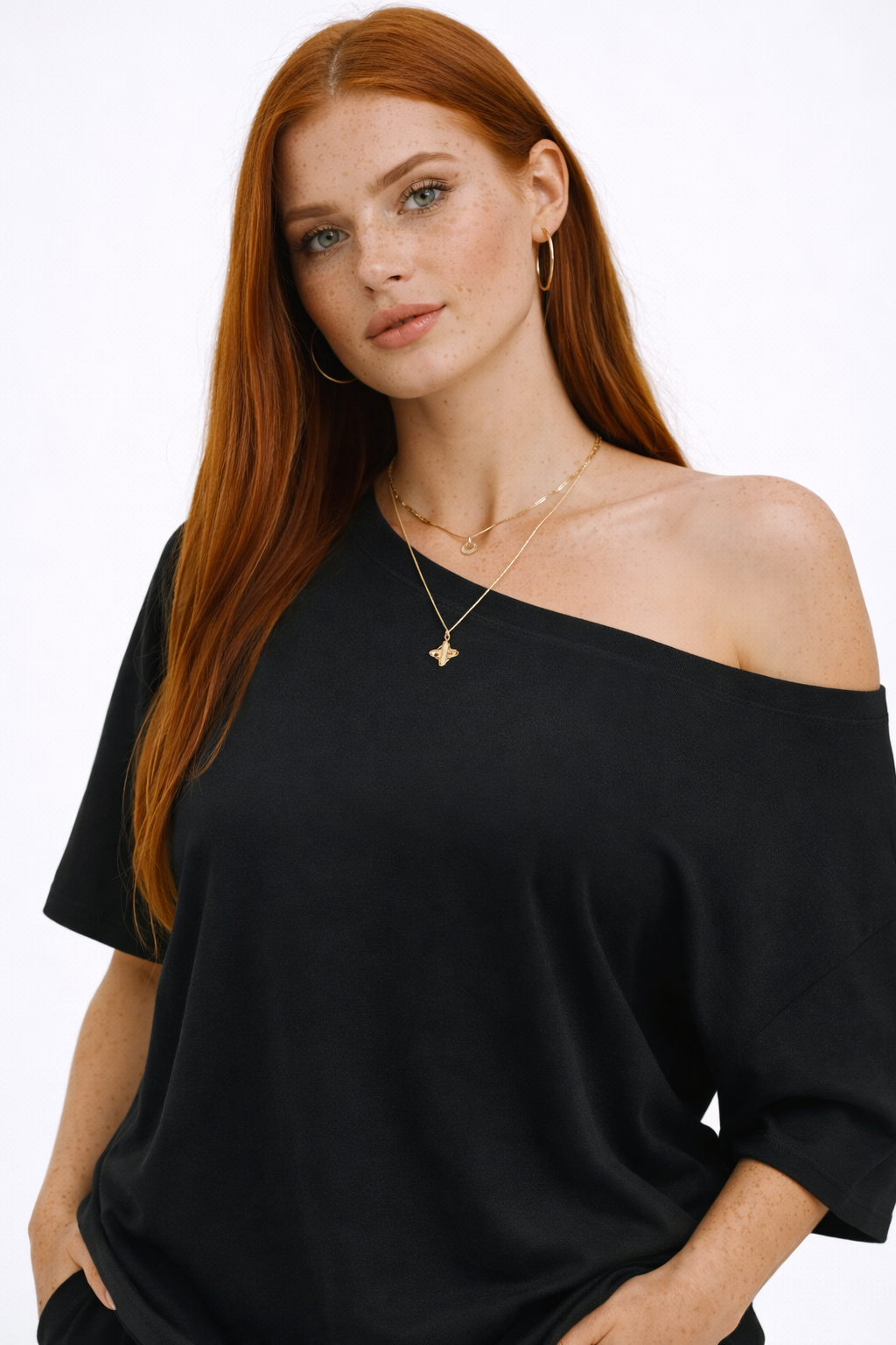 Riviera Top – White – Side View | Vayana Clothing