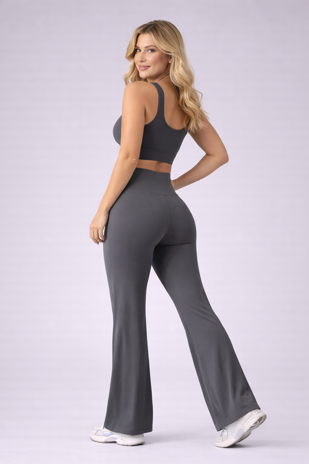 SculptFlare Pants Grey Side