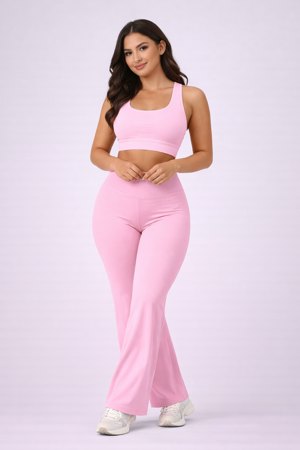 SculptFlare Pants Pink Face