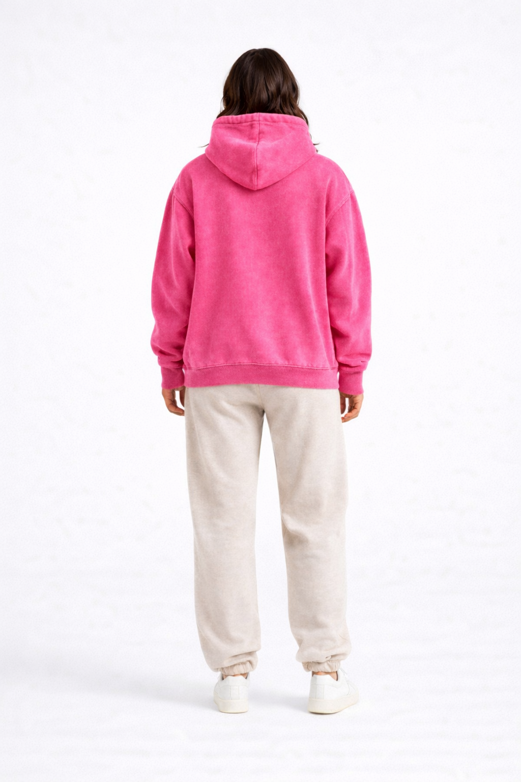 EaseLayer Hoodie – Pink – Side View | Vayana Clothing