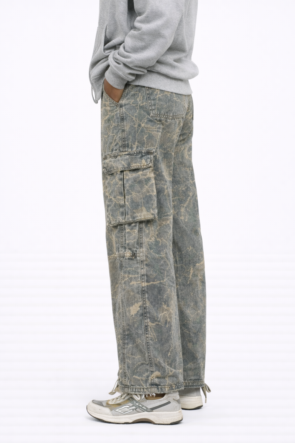 Urban Camo Cargo – Camo – Back View | Vayana Clothing