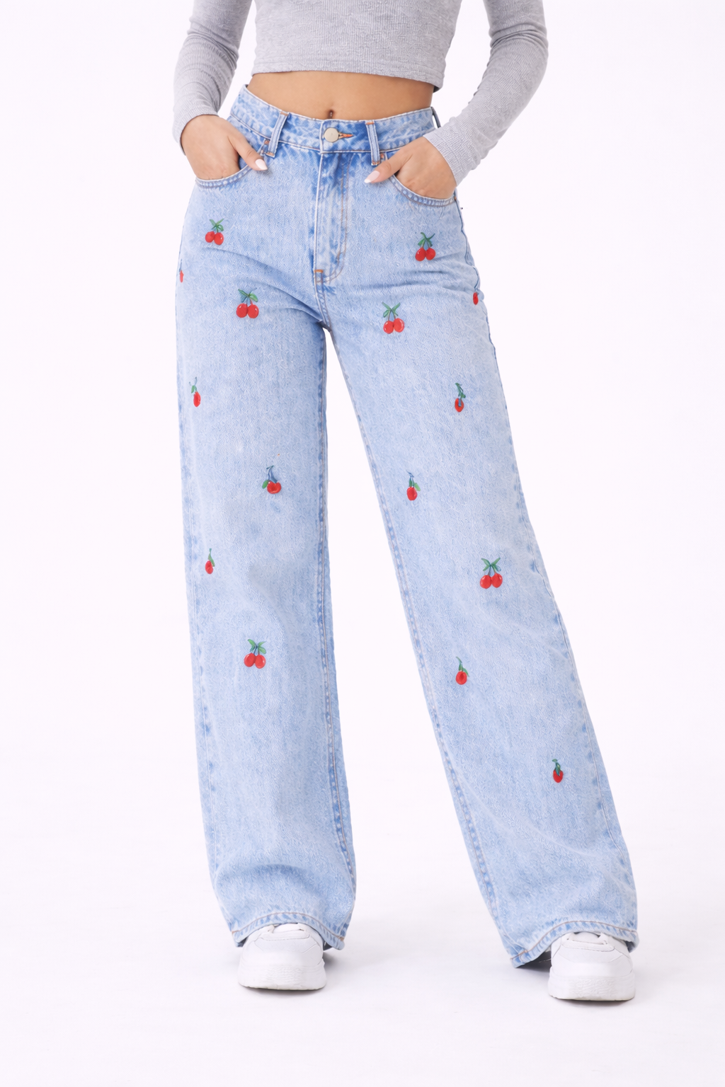 Cherry Jeans – Blue – Back View | Vayana Clothing