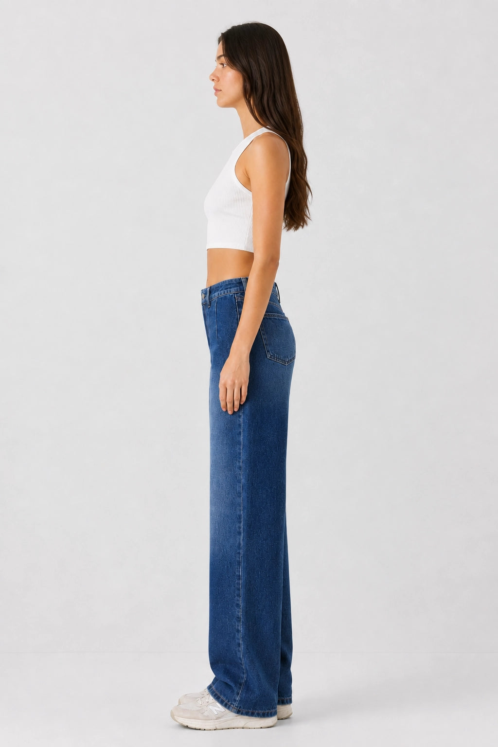 Classic Wide Jeans – Blue Wide Leg Relaxed Denim | Vayana Clothing