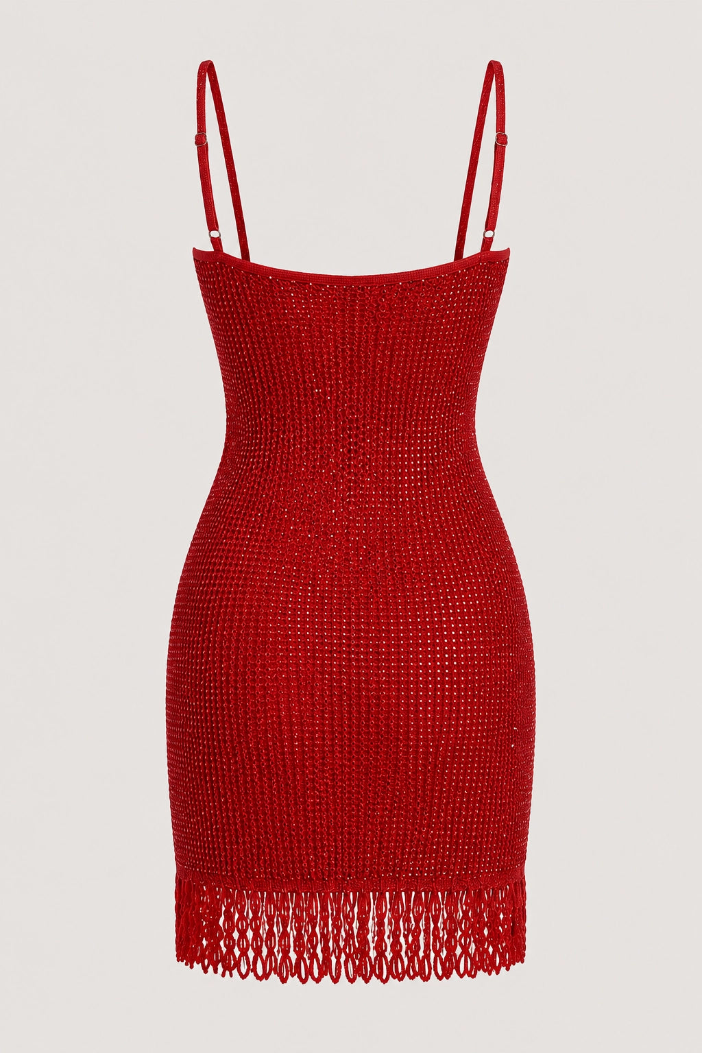 Ember Dress – Red Crochet Bodycon Mini Dress | Vayana Clothing