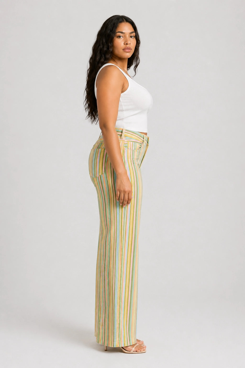 Riviera Jeans – Multicolor – Side View | Vayana Clothing