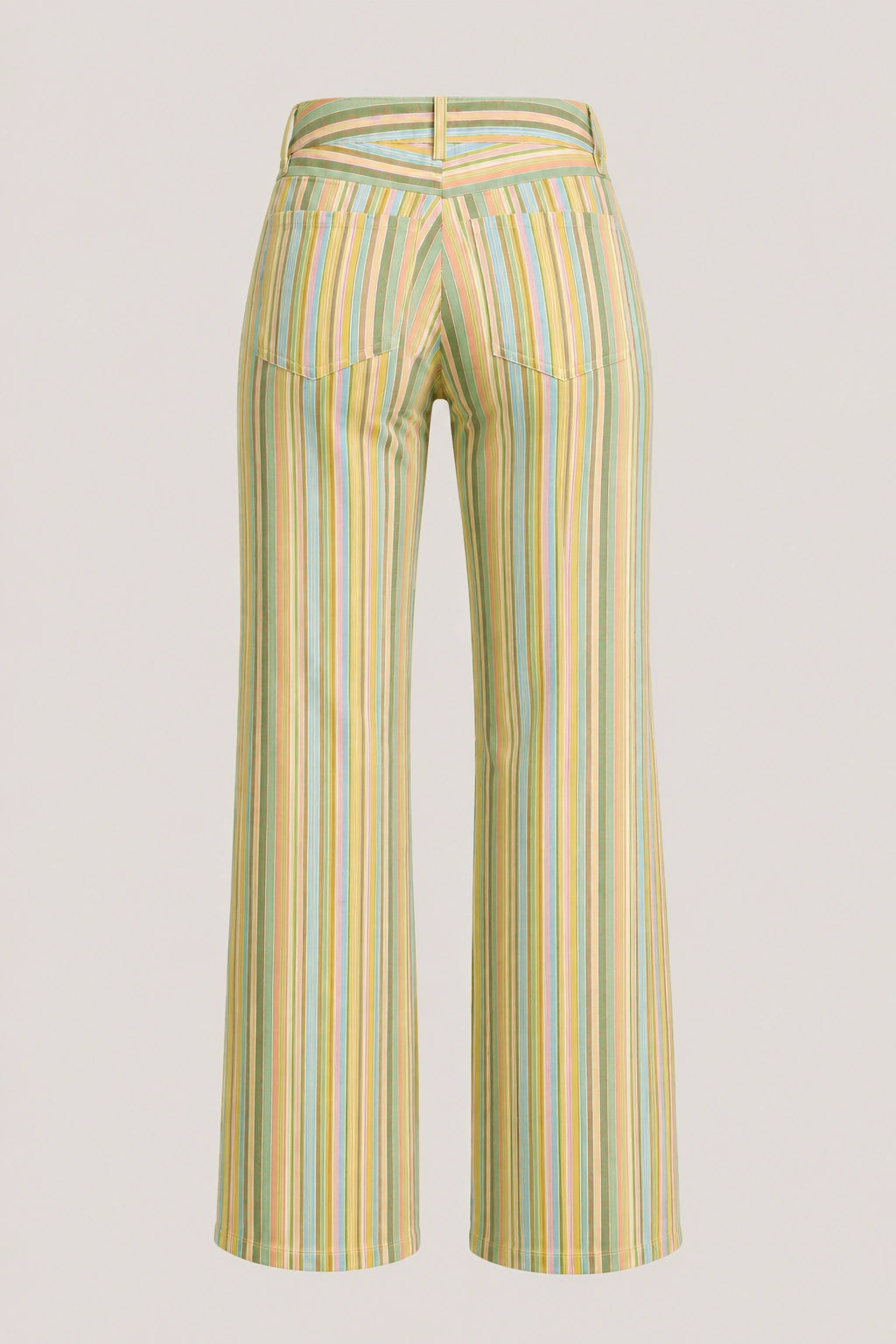 Riviera Jeans – Multicolour Striped Wide Leg Jeans | Vayana Clothing