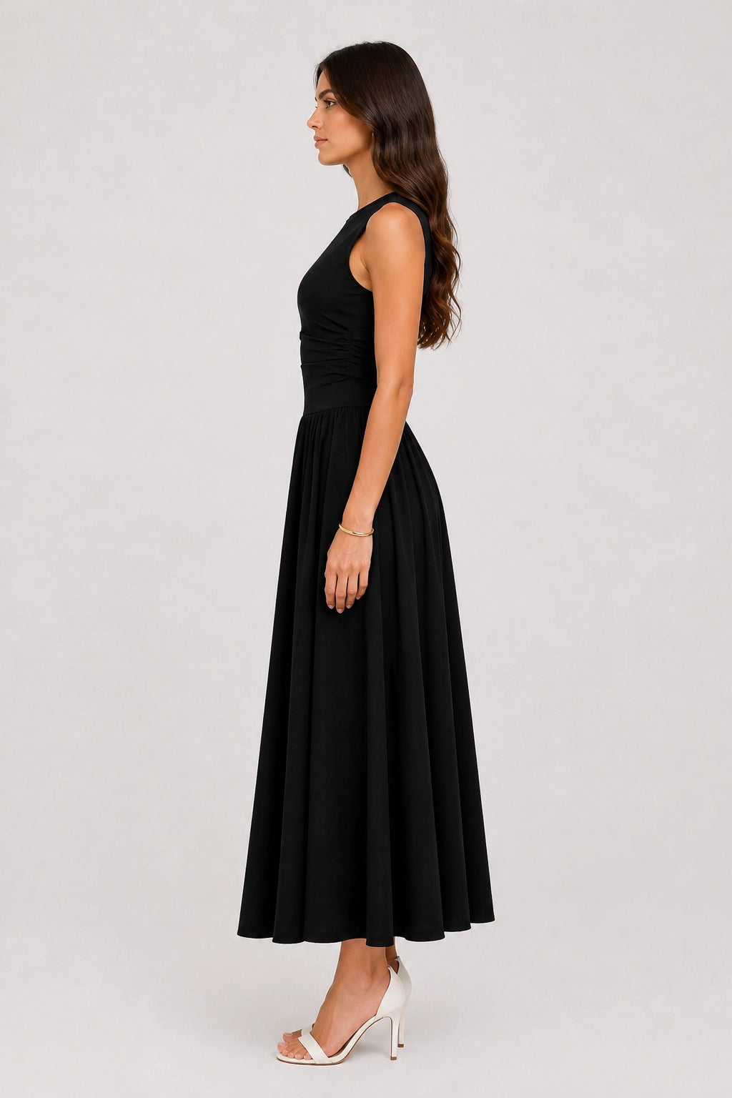 Velouria Dress – Elegant Sleeveless Fitted Maxi Dress | Vayana Clothing